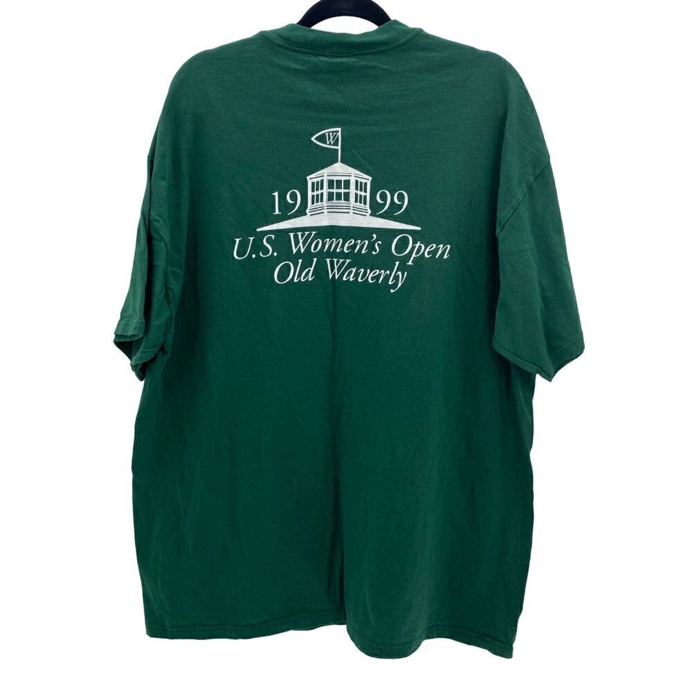 Hanes Vintage Old Waverly Green Short Sleeve T-Shirt Women’s Size XXL - Picture 2 of 7